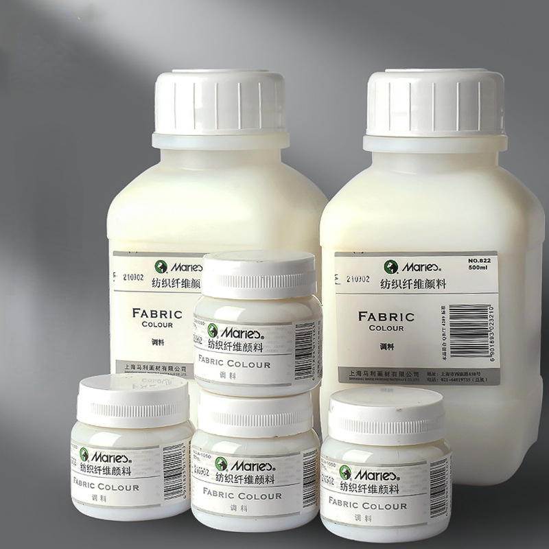 Acrylic Pour Paint - 50/500ml สิ่งทอเครื่องปรุงรส Medium Agent ขวดพลาสติก Milky