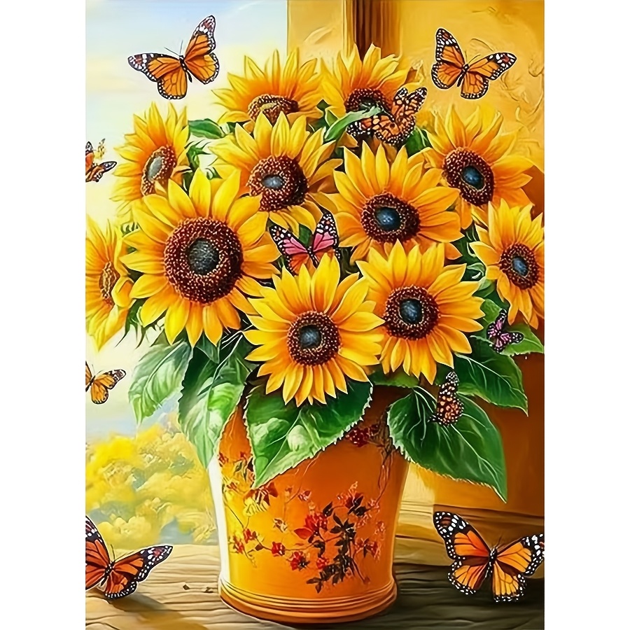 Art Craft Butterfly - เพชรเต็มพื้นที่แบบสี่เหลี่ยม, ไม่มีกรอบ ชุดงานศิลปะเพชร 5D ใหม่ -