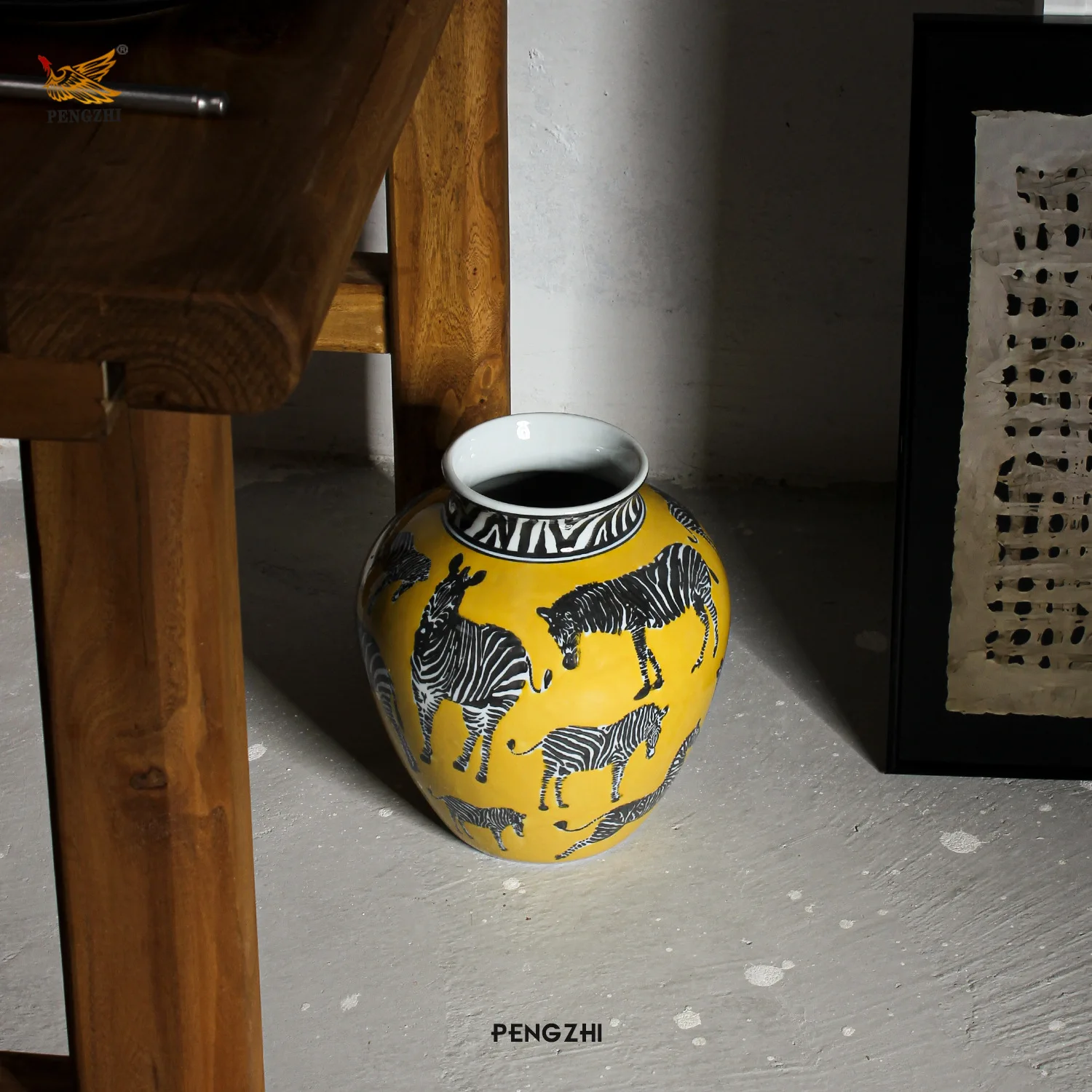 แจกันเซรามิก ลายม้าลาย แจกันพอ - Art Craft Zebra บทวิจารณ์และราคา