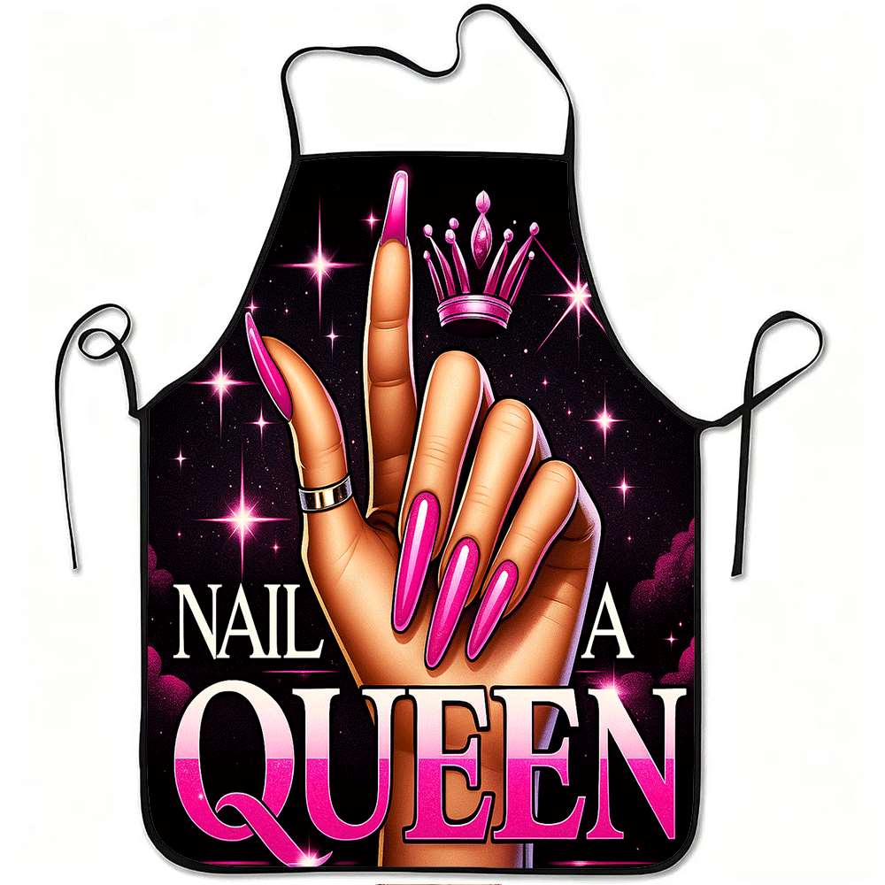ผ้ากันเปื้อนลายศิลปะเล็บสุดอิน - Queen Art Craft บทวิจารณ์และราคา