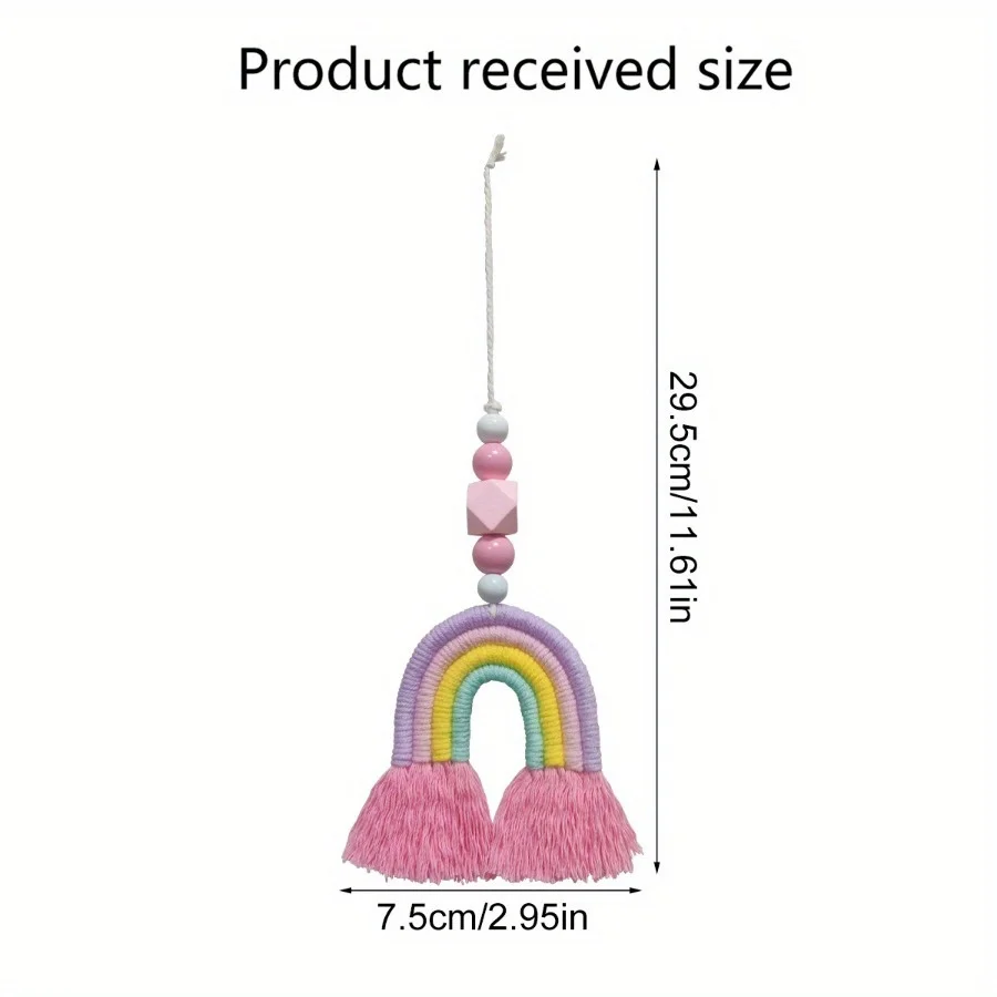 สายรุ้งสีชมพู WIND Chimes ทอผ้ - Art And Craft For Nursery บทวิจารณ์และราคา