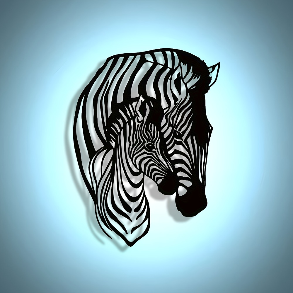 งานศิลปะติดผนังโลหะลายม้าลายสไ - Art Craft Zebra บทวิจารณ์และราคา