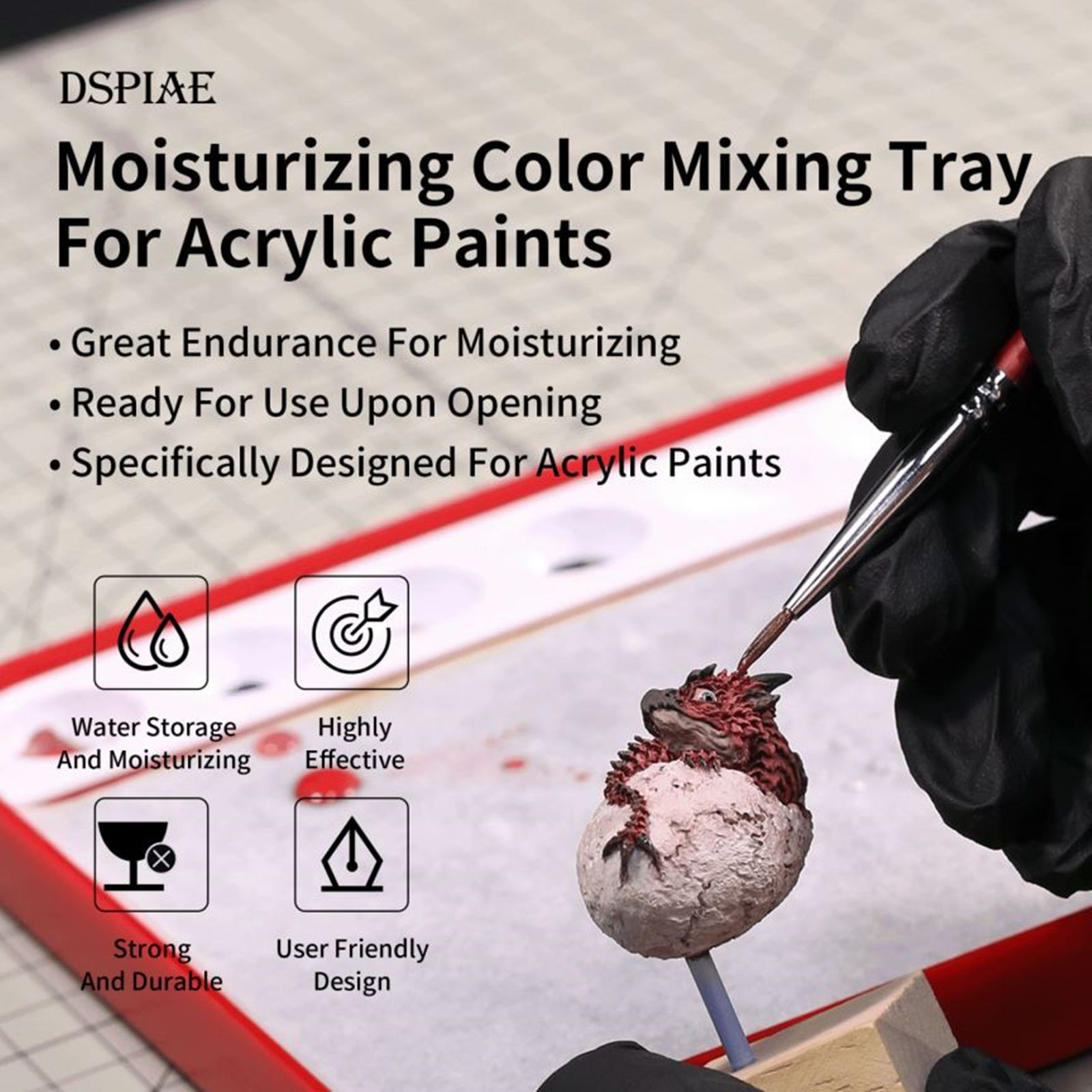 DSPIAE MP-01 PRO ถาดผสมสีให้คว - Acrylic Pour Paint บทวิจารณ์และราคา