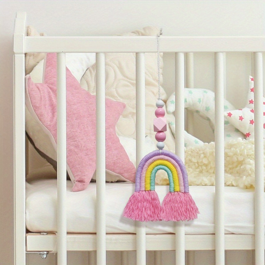 โมบายลมสีรุ้ง งานถักทอขนาดเล็ก - Art And Craft For Nursery บทวิจารณ์และราคา
