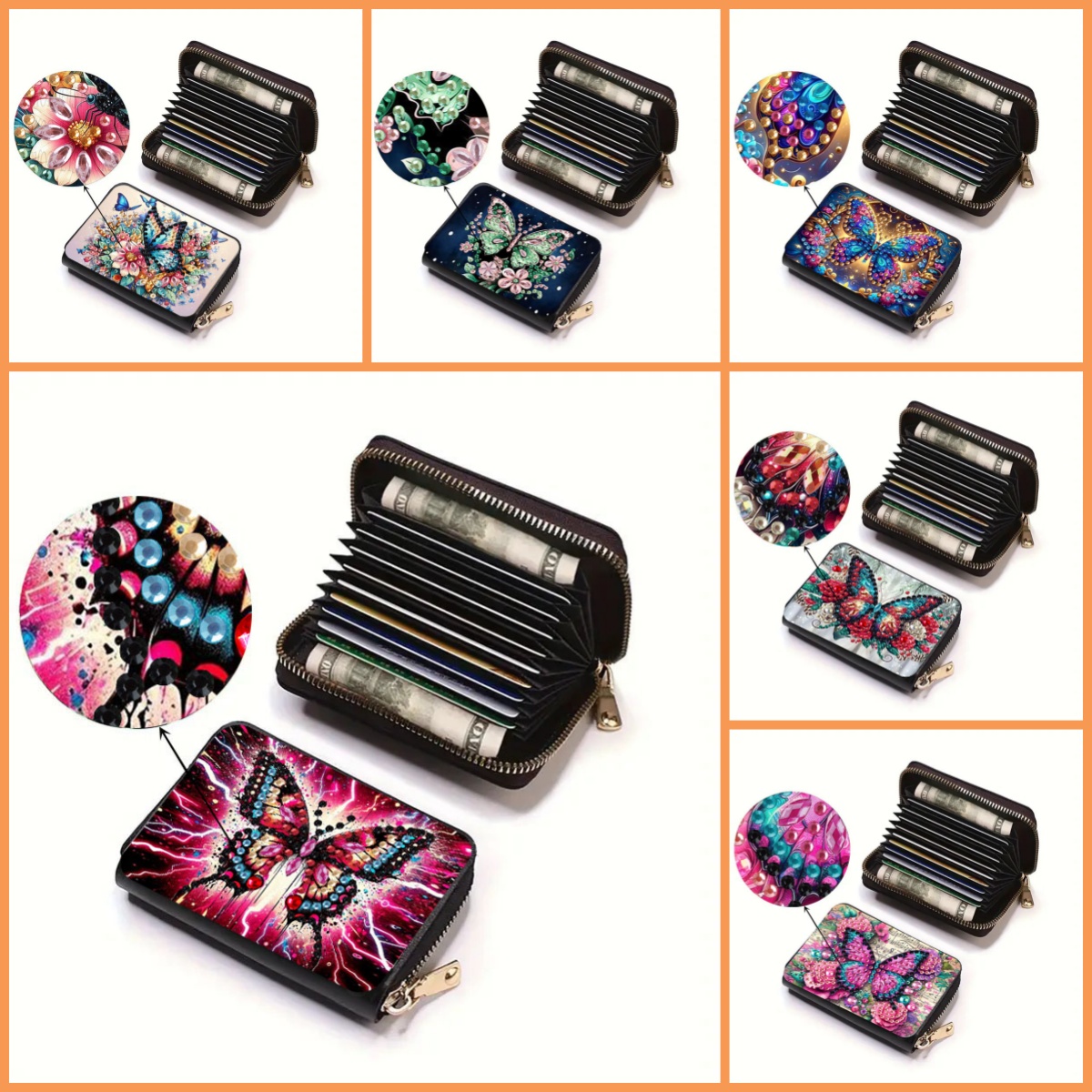 ชุดภาพวาดเพชร DIY 1 ชุด ลายผีเ - Art Craft Butterfly บทวิจารณ์และราคา