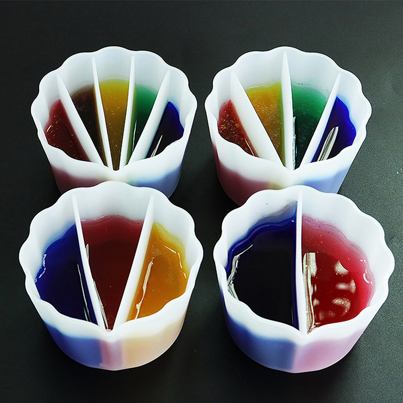 ถ้วยแบ่งซิลิโคนสำหรับเทสีอะคริ - Acrylic Pour Paint บทวิจารณ์และราคา