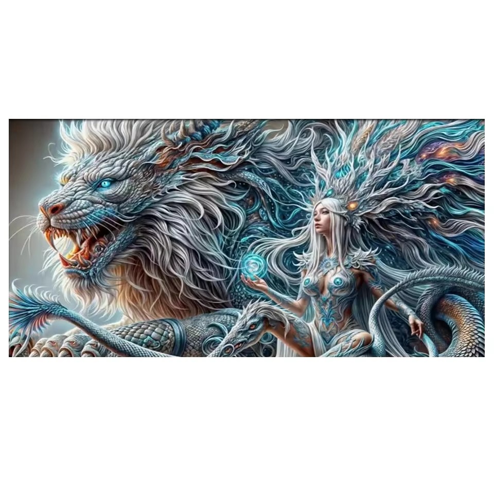 Gothic Dragon Queen 5D DIY เพช - Queen Art Craft บทวิจารณ์และราคา