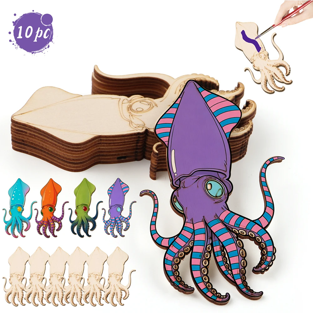 ชุดงานฝีมือไม้รูปปลาหมึกยักษ์  - Art Crafting บทวิจารณ์และราคา