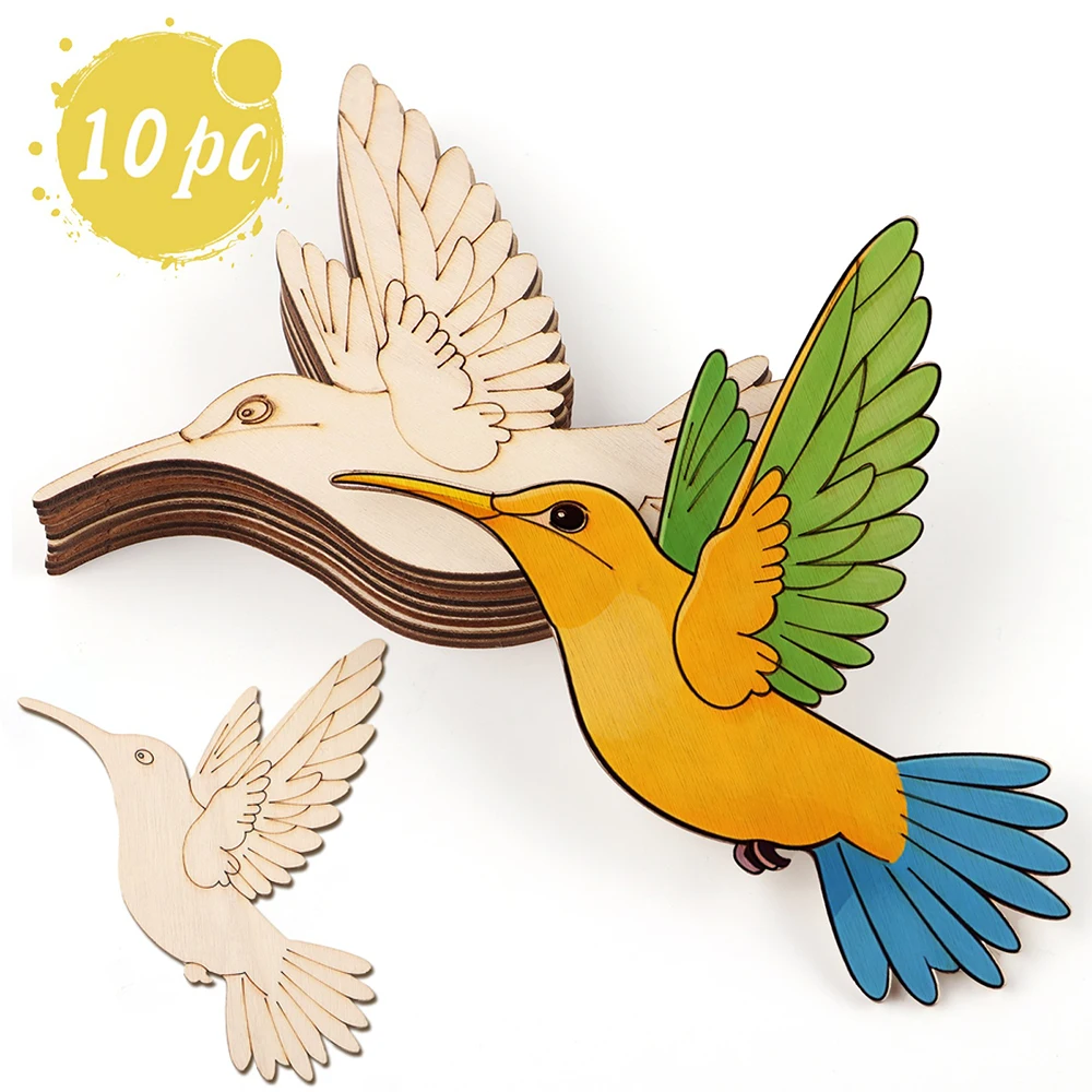 ชุดงานฝีมือไม้รูปสัตว์และนก 10 - Art Crafting บทวิจารณ์และราคา