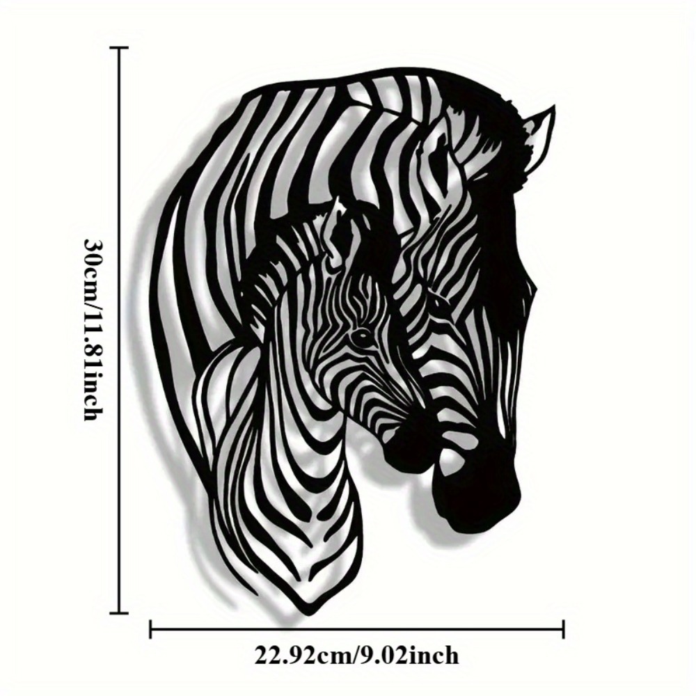 งานศิลปะติดผนังโลหะลายม้าลายสไ - Art Craft Zebra บทวิจารณ์และราคา