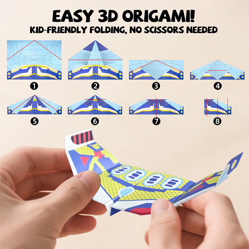 ชุดเครื่องบินกระดาษ 36 แผ่น ชุ - Art Craft Paper บทวิจารณ์และราคา