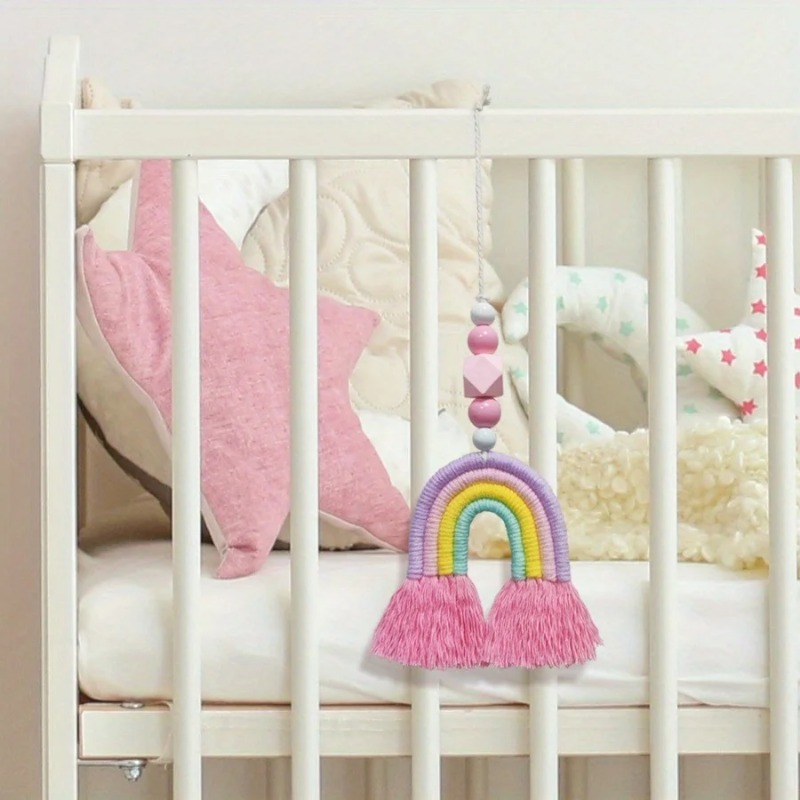 โมบายลมสีรุ้ง งานถักทอขนาดเล็ก - Art And Craft For Nursery บทวิจารณ์และราคา