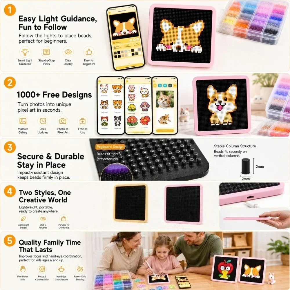 แผงไฟ LED Smart Fuse Bead Pegb - Art Crafting บทวิจารณ์และราคา