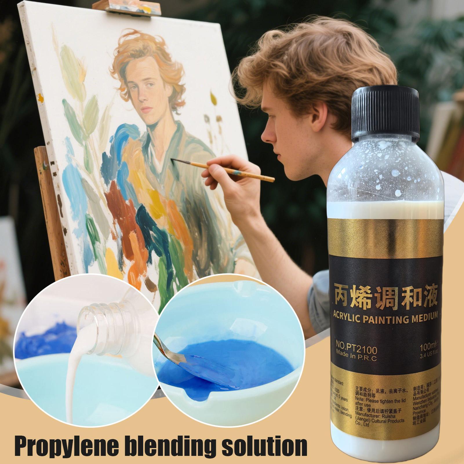 ฟลอว์เอইดสำหรับสีอะคริลิก 100  - Acrylic Pour Paint บทวิจารณ์และราคา