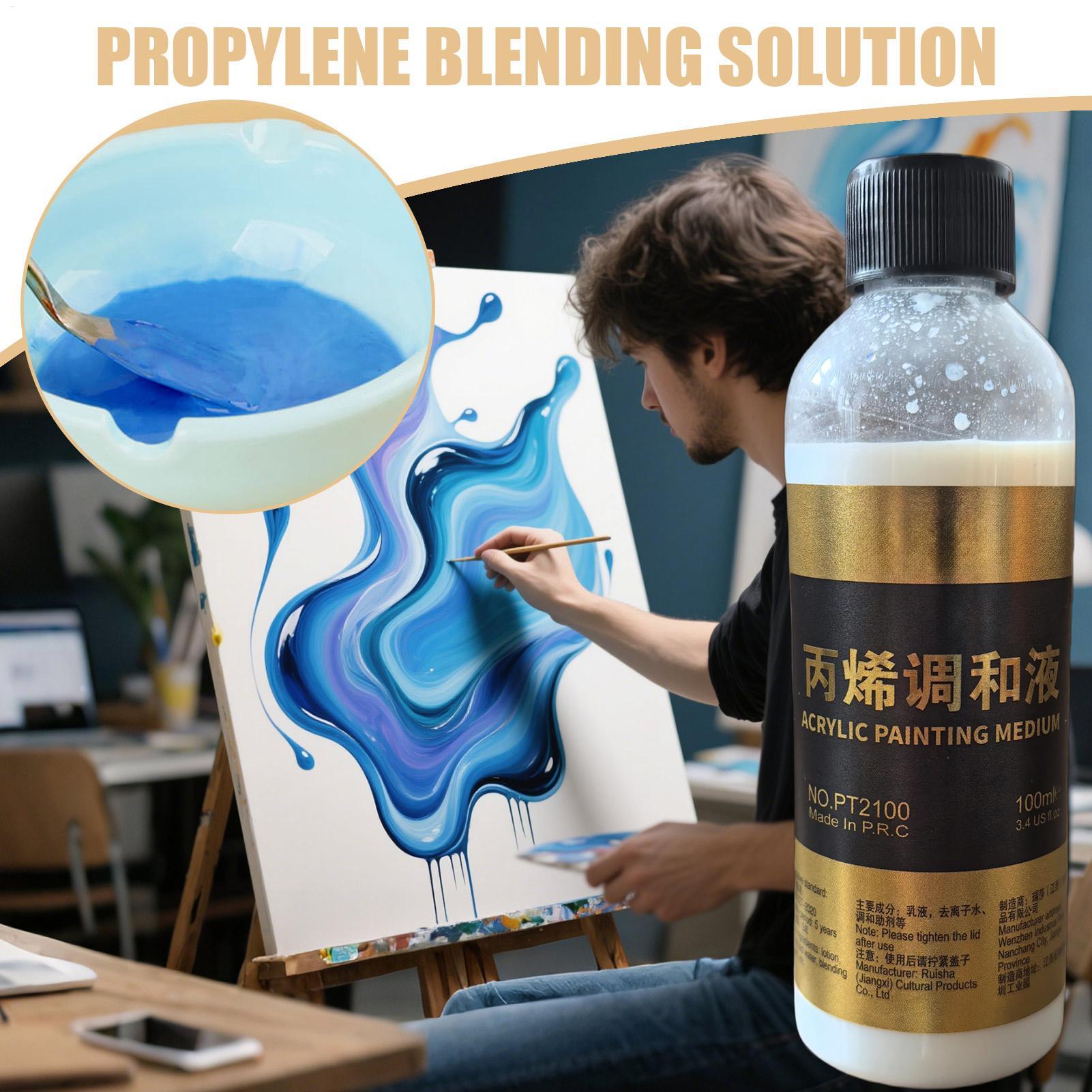 ฟลอว์เอইดสำหรับสีอะคริลิก 100  - Acrylic Pour Paint บทวิจารณ์และราคา