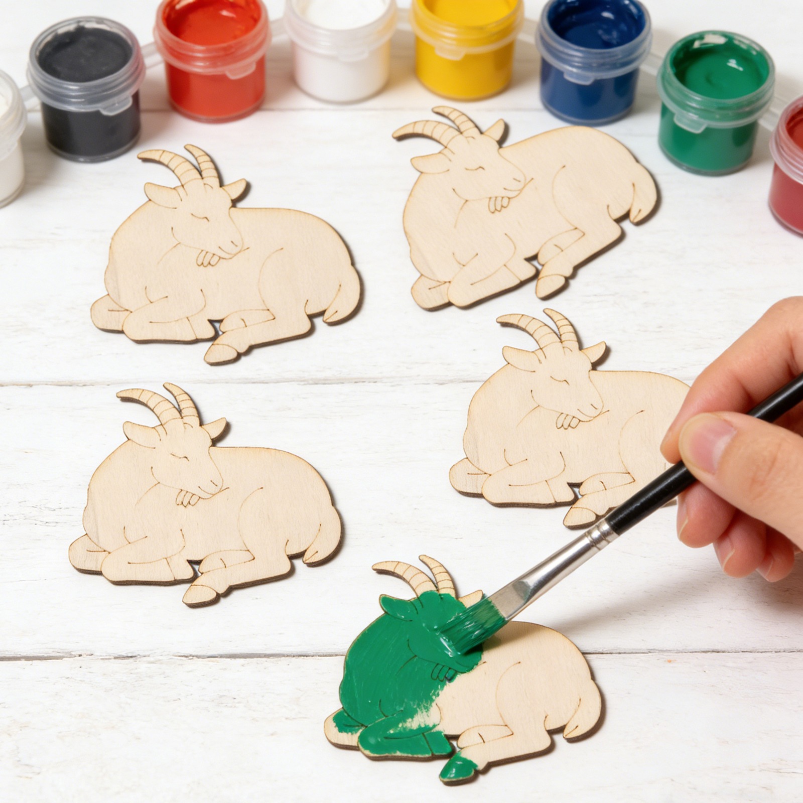 ชุดงานฝีมือไม้แกะสลักรูปแกะ 10 - Art Crafting บทวิจารณ์และราคา