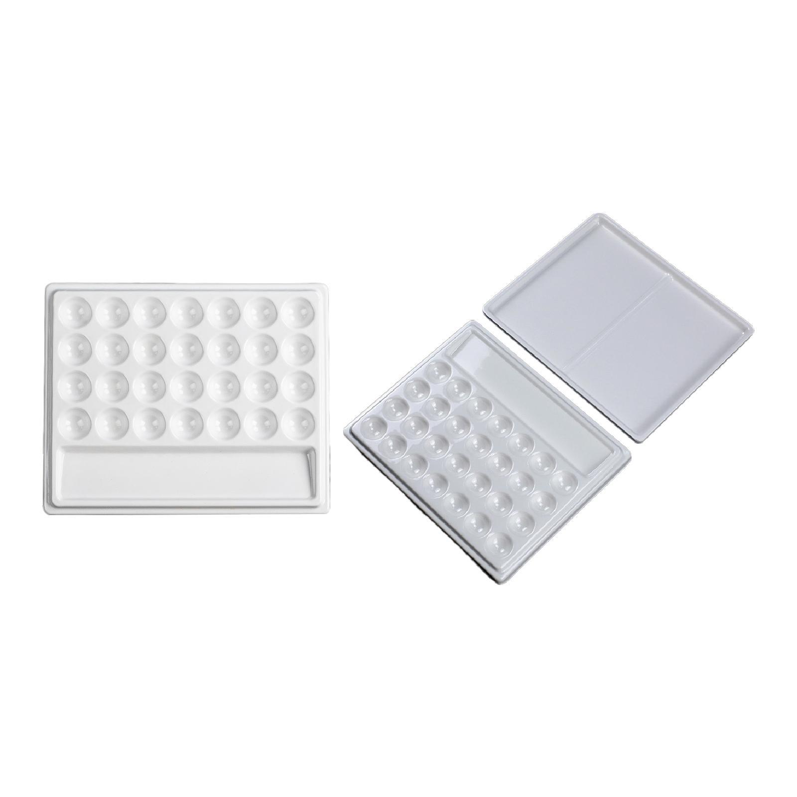 28 Wells สีน้ํา Palette สีขาวเ - Acrylic Pour Paint บทวิจารณ์และราคา
