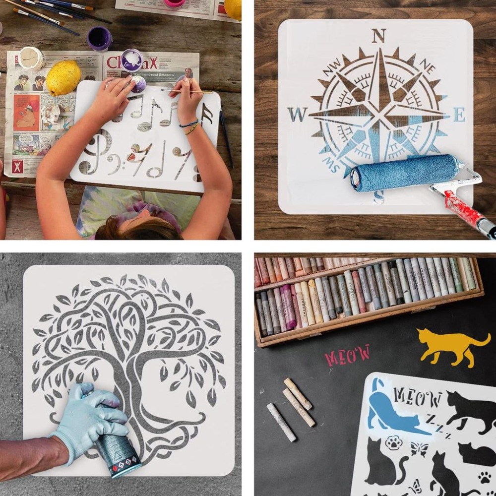 แผ่นลายฉลุรูปสิงโต 2 ชิ้น ขนาด - Queen Art Craft บทวิจารณ์และราคา